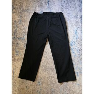 Talbots NWT Women's Size 22W Barely Boot Plus Curvy Black Slacks Business Casual